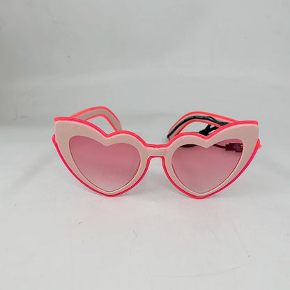 LED Neon Heart Shaped Glasses for Women, Fluorescent Bars,Party,Christmas, New Year, Bride to be, Wedding, Rave Accessories,