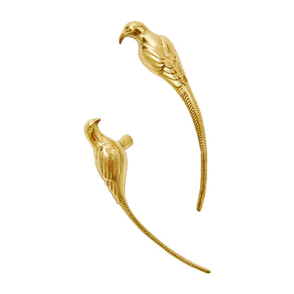 Perillas de Puerta de Gabinete en Forma de Pájaro de Latón - Tiradores de Cajón Elegantes para Decoración del Hogar