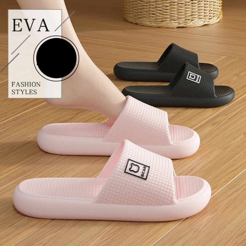 Sandalias Antideslizantes para Hombre y Mujer - Chanclas Suaves y Cómodas para el Hogar, Moda Verano