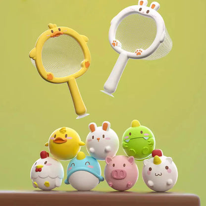 Juguetes de Baño LED para Bebés - Animales Flotantes Luminiscentes de Goma Suave para Diversión en el Agua