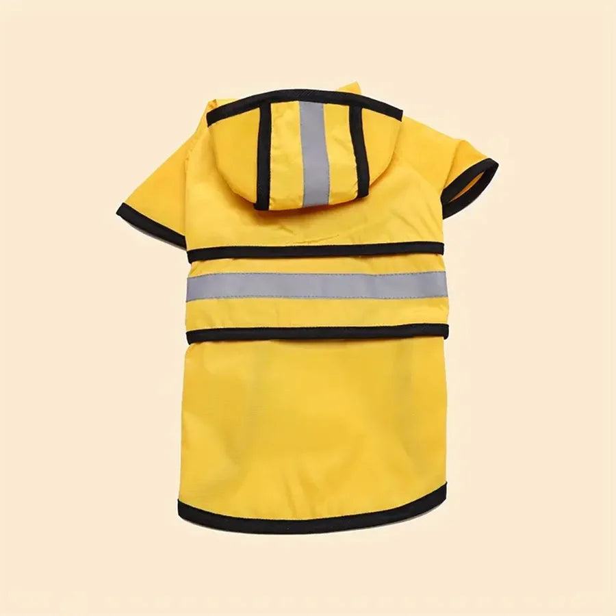 Capa Impermeable y Cortaviento Ajustable para Perros, Mantén a tu Mascota Seca y Cómoda bajo la Lluvia
