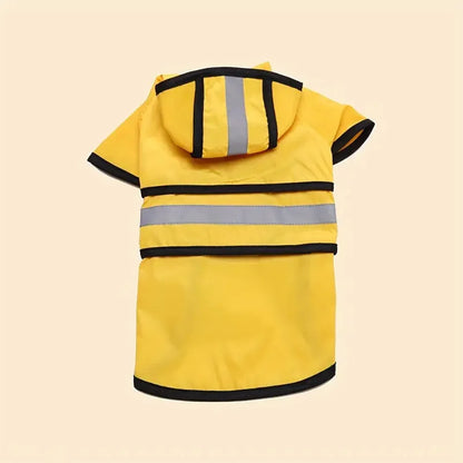 Capa Impermeable y Cortaviento Ajustable para Perros, Mantén a tu Mascota Seca y Cómoda bajo la Lluvia