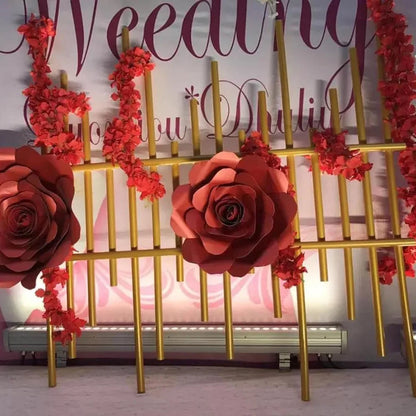 Tubo de PVC para Decoración de Fiestas - Moldura Plástica de Aluminio de 5M para Bodas, Baby Shower, Cumpleaños y Navidad