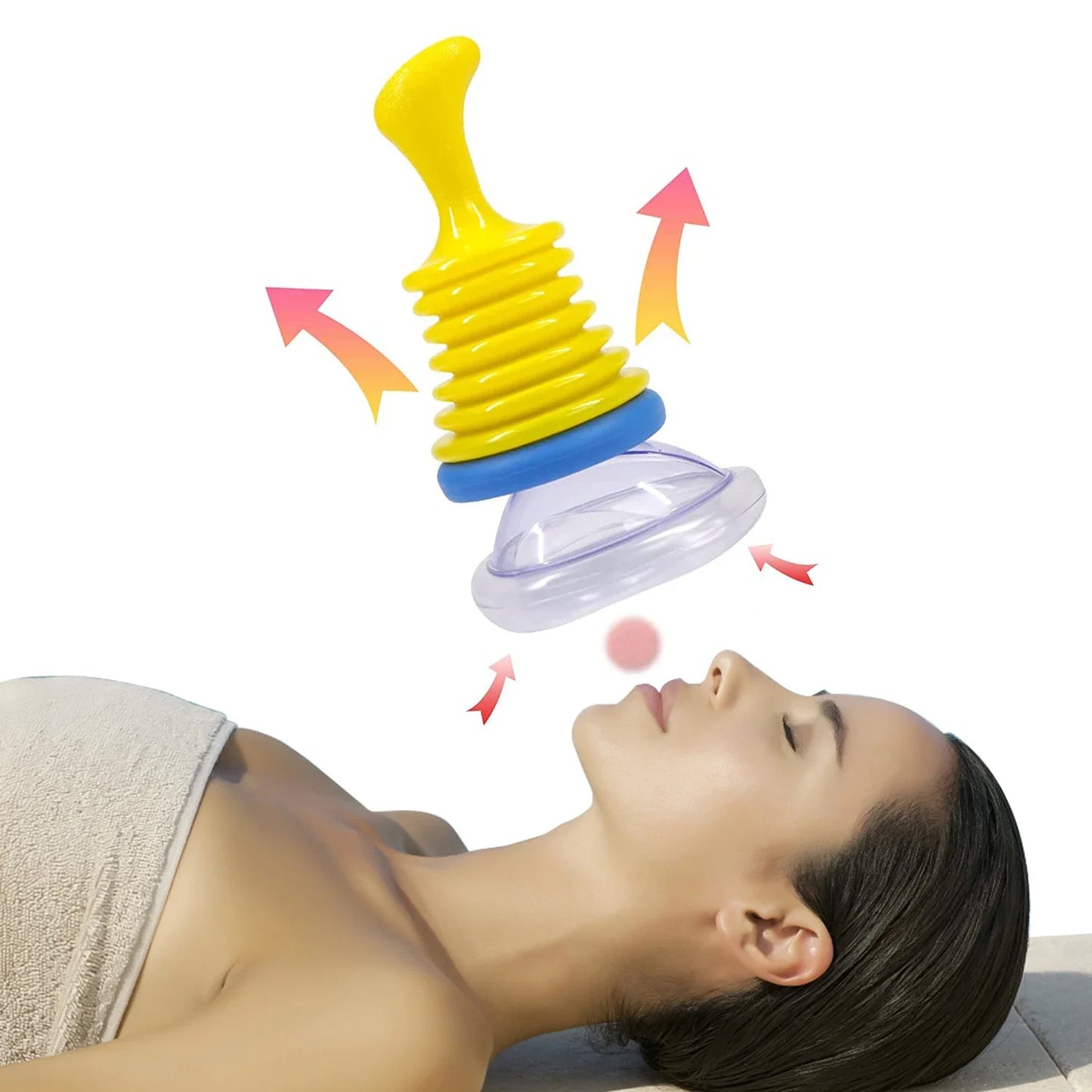 Kit de Primeros Auxilios para Asfixia para Adultos y Niños, Dispositivo de Rescate para Asfixia en el Hogar, Kit de Rescate de 2 Tamaños, 4 Unids/Set