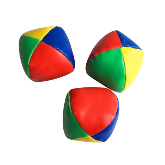 Juguetes de Circo para Niños y Adultos - Set de Pelotas de Malabares de 3-6 Piezas con Diseño de 4 Paneles