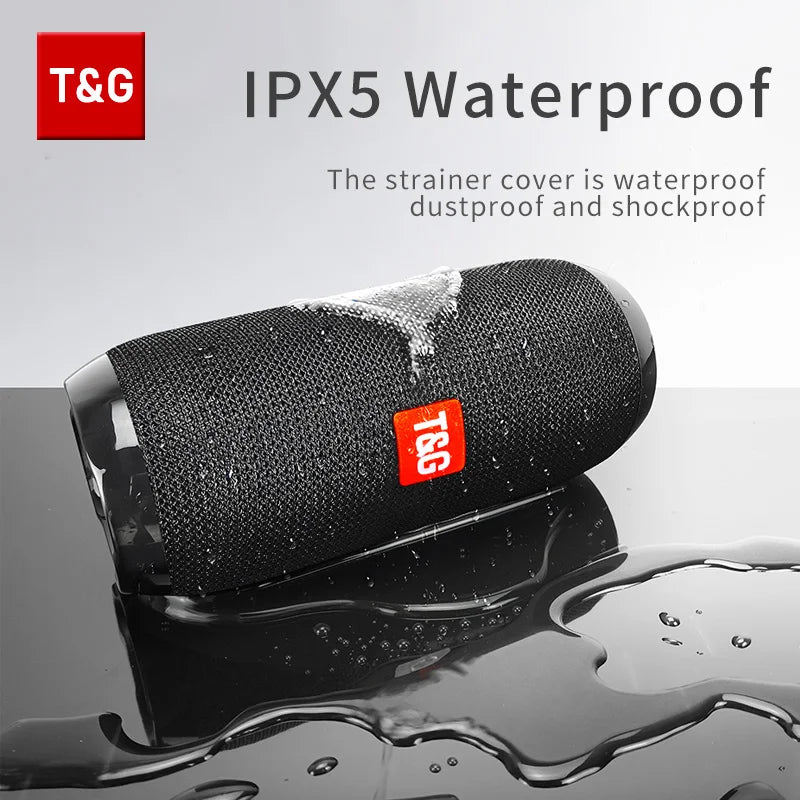 TG117 Altavoces Bluetooth Portátiles - Caja de Sonido Inalámbrica Impermeable con Surround Estéreo