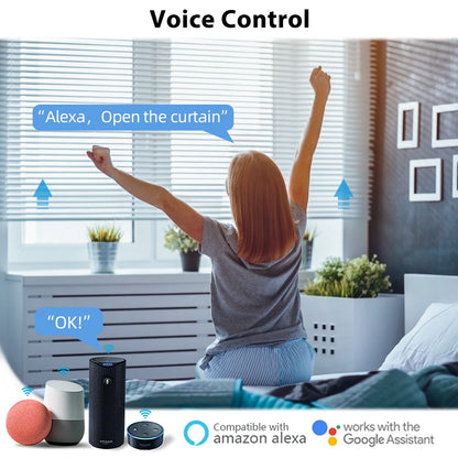 Interruptor de Cortinas Eléctricas LoraTap Tuya | Control de Persianas por Voz con Alexa y Google Home