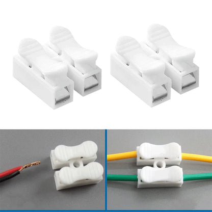 Conector de Cable Rápido Push - Terminal de Resorte para Iluminación y Cableado Automotriz