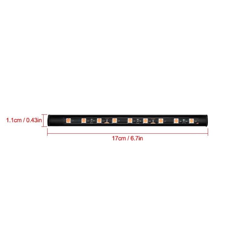 Luz LED de pie ambiental para Interior de coche, iluminación de retroiluminación USB, 5V, lámpara de neón de atmósfera decorativa automática, accesorios para vehículos