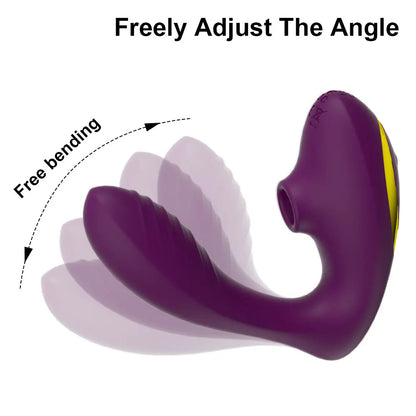 Vibrador de Succión Vaginal con 10 Velocidades, Estimulador de Clítoris y Succión de Sexo Oral, Juguete Erótico para Mujer para Bienestar Sexual