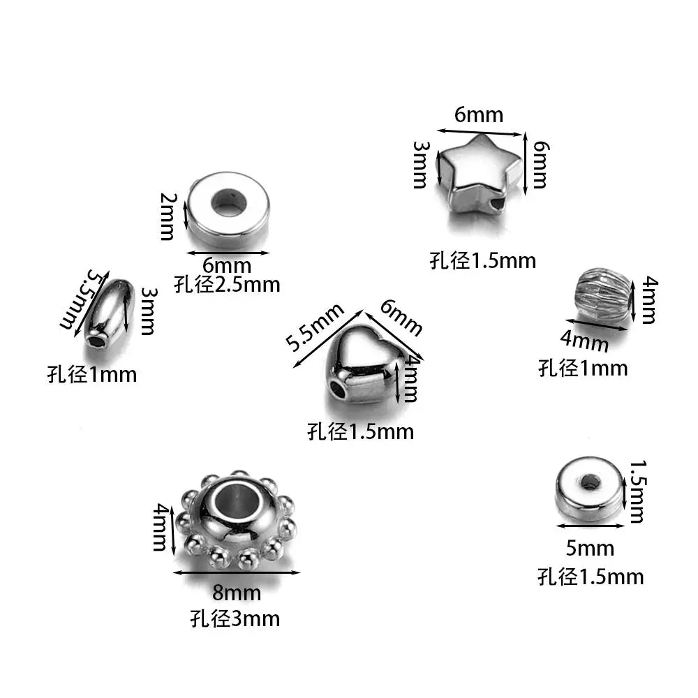 Cuentas Irregulares CCB para Joyas - 100-200 Piezas para DIY de Collares y Pulseras