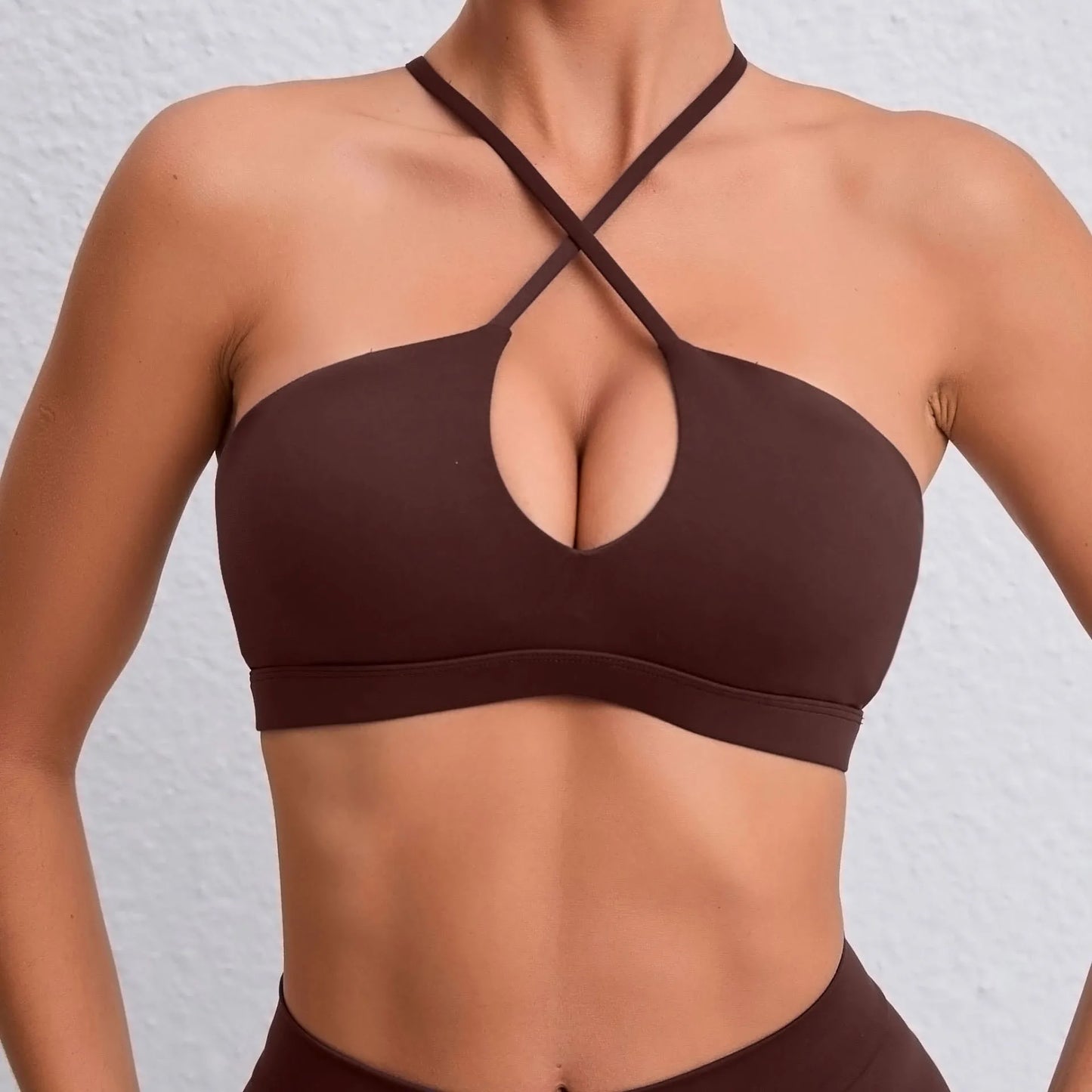 Top Deportivo Hearuisav para Mujer | Sujetador Deportivo de Yoga y Fitness con Diseño Cruzado, Elástico y Transpirable