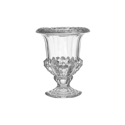 Florero de Vidrio Transparente – Jarrón Elegante para Decoración de Mesa y Plantas