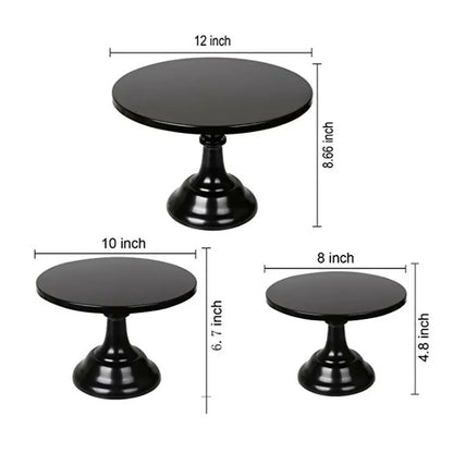 Soporte de Pastel Metálico para Mesa de Postres | Exhibidor de Postres y Bocadillos para Fiestas y Eventos, Bandeja de Té de la Tarde