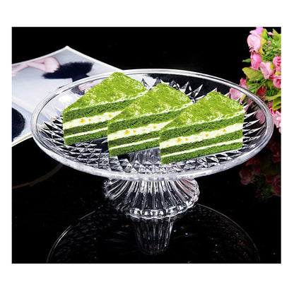 Soporte de Exhibición para Cupcakes y Pasteles – Plato Reutilizable de Acrílico a Prueba de Roturas, Ideal para Postres y Frutas, Transparente/Dorado/Gris