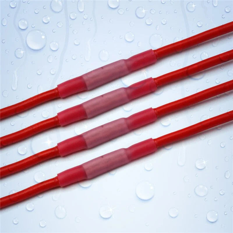 Conectores Termocontraíbles Impermeables - 20/50 PCS de Terminales Crimpados Aislados para Cables Eléctricos 22-18 AWG