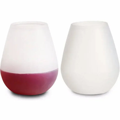 Copas de silicona para vino tinto, vasos duraderos e inastillables para whisky y cerveza, 12oz, 1 unidad