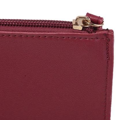 Cartera de Mano de Mujer en PU Cuero con Cremallera – Billetera Largo para Teléfono y Tarjetas, 6 Colores Disponibles