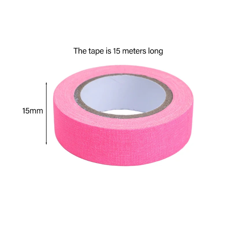 Cinta de Algodón UV Glow de 6/1 Rollos, Cinta Neón para Fiestas, Advertencia de Seguridad, Decoraciones para Bodas y Hogar