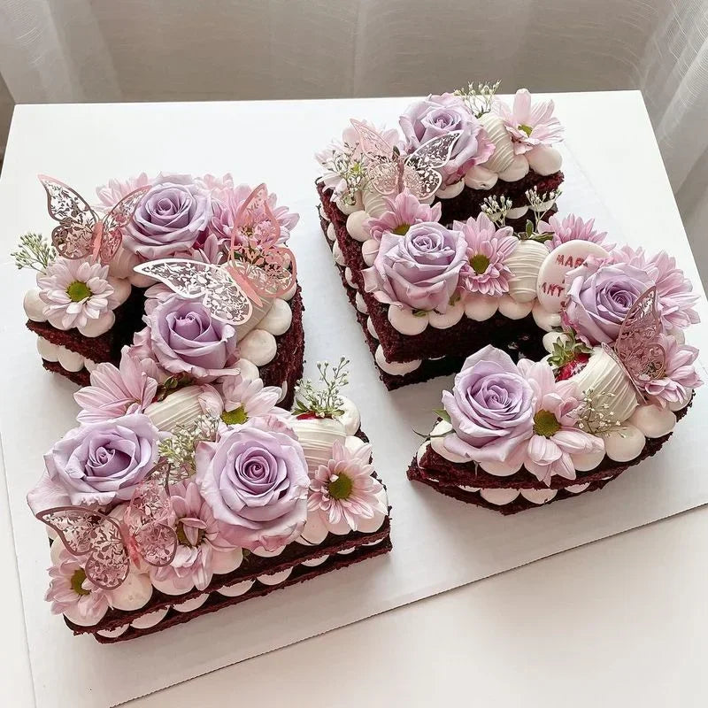 12 Piezas de Decoración para Pastel en Forma de Mariposas  - Toppers para Pastel de Cumpleaños, Bodas y Baby Showers