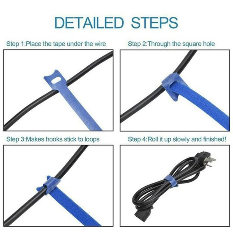 Organizador de Cables Kerokuru - Gestión de Cables, Enrollador y Protector de Cinta para Teléfonos y Accesorios