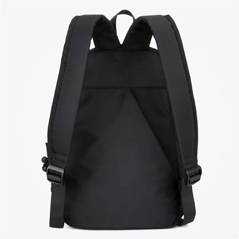 Men's Backpack Fashion Small Black Shoulder School Bag For Man 2024 Canvas Designer Waterproof Sports Travel Male Backpacks