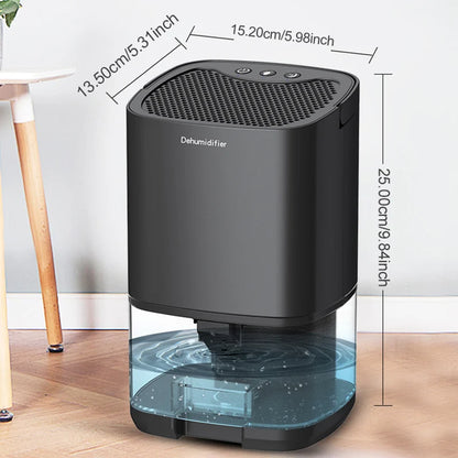 Deshumidificador Portátil y Silencioso - Secador de Aire para Hogar, Oficina y Cocina (EU/US Enchufe)