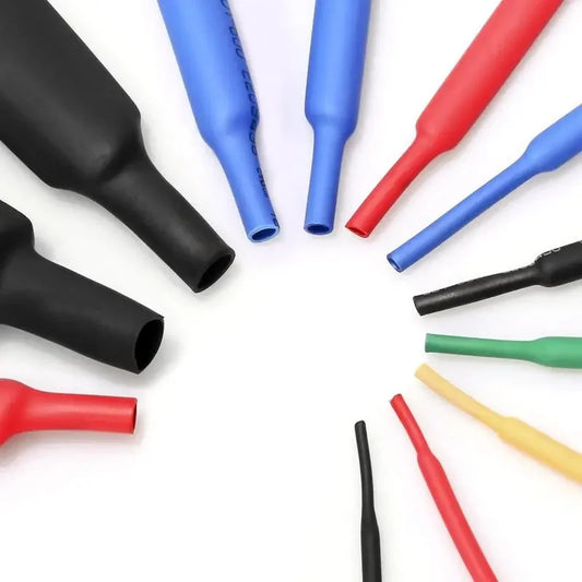 Set de Tubos Termorretráctiles de Poliolefina 2:1 - 164/560 Piezas Multicolor para Cables y Alambres