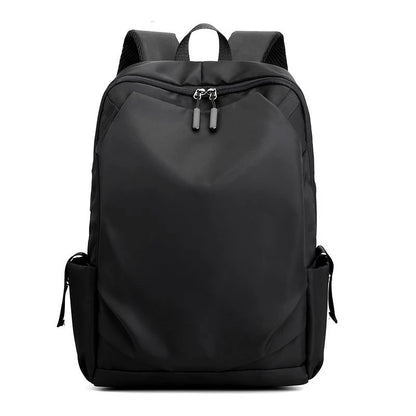 Mochila Escolar Masculina Impermeable de Nylon, con Carga USB, Mochila para Laptop y Gran Capacidad para Libros y Viajes