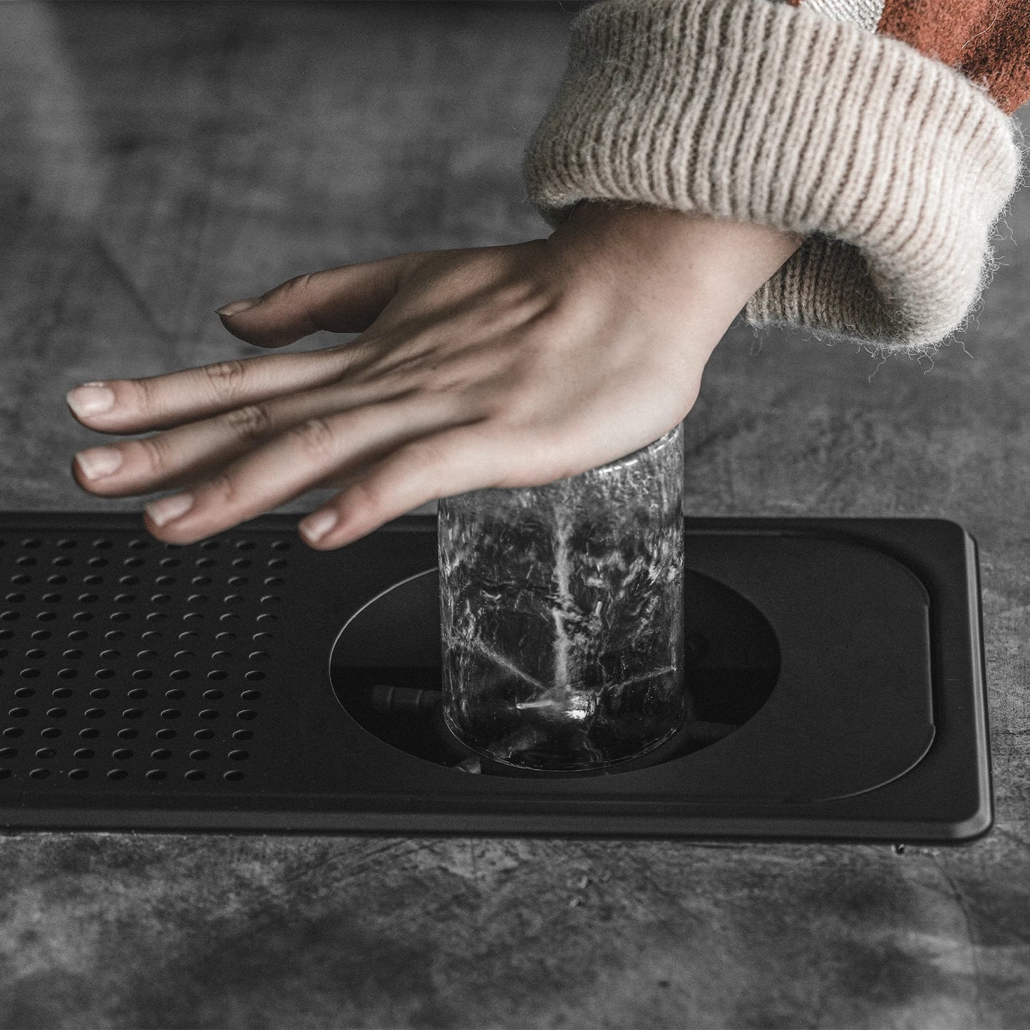 MHW-3BOMBER - Enjuagador de Vasos Metálico, Rociador de Agua Potente de Acero Inoxidable para Tazas de Café - Accesorios Elegantes para Bar en Casa y Cocina