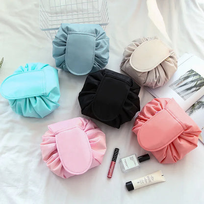 Neceser Cosmético de Cuerda para Mujeres - Organizador de Maquillaje Portátil Impermeable para Viajes