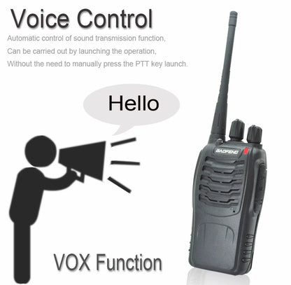 Walkie Talkie Baofeng BF-888S Original 5W - Transceptor Portátil UHF 400-470MHz con Alcance de 5KM - Radio de Dos Vías Intercom BF 888S