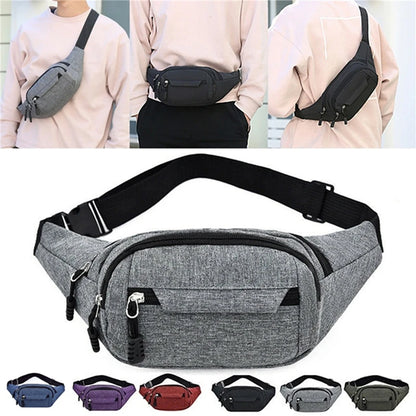 Bolso de Pecho Masculino Impermeable de Oxford: Bolso de Deportes Exterior Estilo Coreano