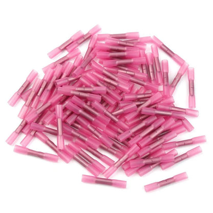 Conectores Termocontraíbles Impermeables - 20/50 PCS de Terminales Crimpados Aislados para Cables Eléctricos 22-18 AWG