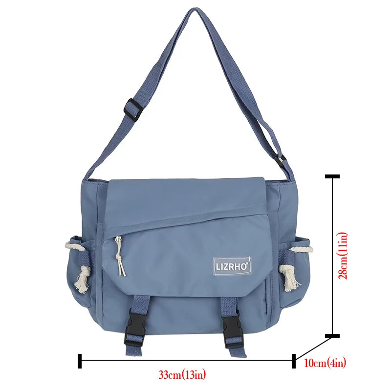 Bolso Bandolera de Nylon  – Gran Capacidad, Retro y Versátil