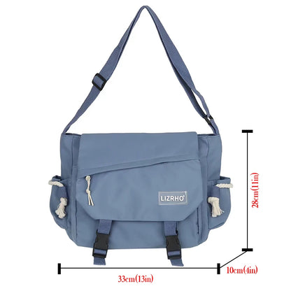 Bolso Bandolera de Nylon  – Gran Capacidad, Retro y Versátil