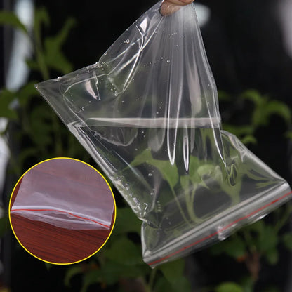 Bolsas Plásticas Reclosables con Cierre Zip | Bolsas Transparentes para Almacenamiento y Alimentos | Bolsa de Plástico Resistente y Reutilizable