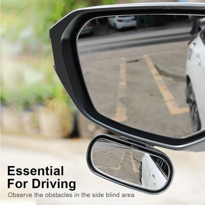 Espejo Retrovisor Lateral 360° Ajustable para Coche SEAMETAL | Espejo de Ángulo Amplio para Estacionamiento y Punto Ciego