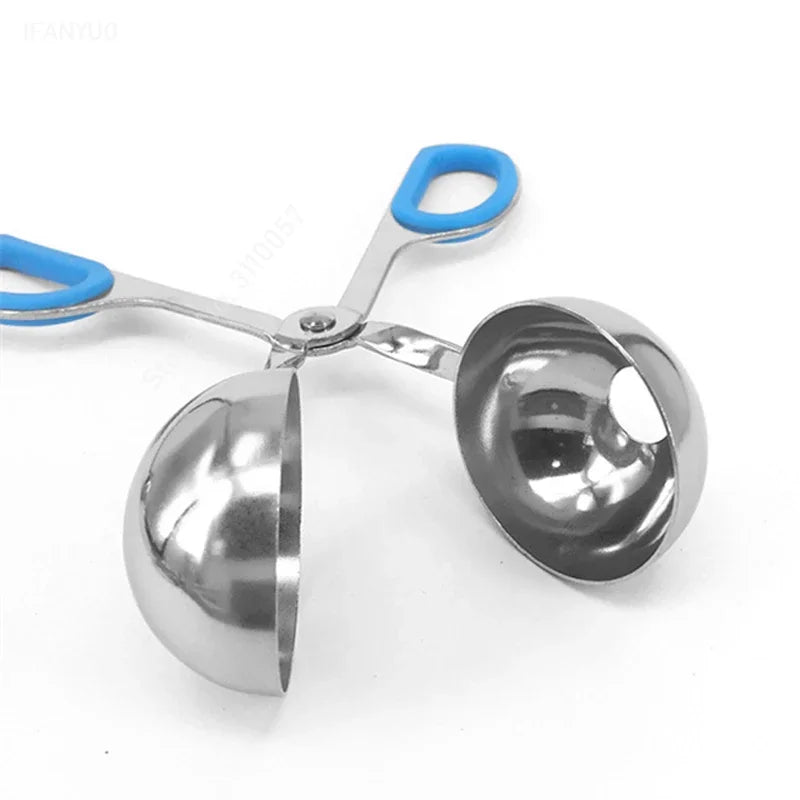Meatball Maker de Acero Inoxidable 304 - Clip para Albóndigas Rellenas DIY, Herramientas de Moldes para Albóndigas de Pescado y Arroz en la Cocina