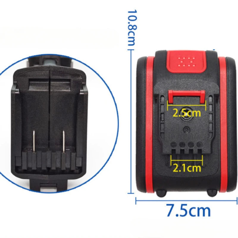 21V Battery 5 Knots10 Knots  21V Electric Tool Lithium Battery Pack Replacement Battery for Power Tool 21V High Capacity Battery