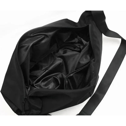 Bolsa Crossbody Unisex de Gran Capacidad, Estilo Harajuku Japonés, Impermeable, con Cierre de Cremallera para Viajes y Uso Diario