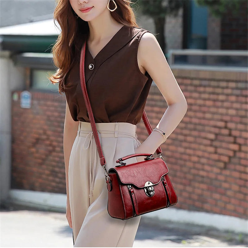 Bolso Cuadrado Pequeño de Moda para Mujer, Bolso de Lujo con Solapa, Bandolera de Cuero PU de Alta Calidad, Bolsos de Diseño para Mujer