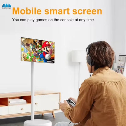 Televisor Smart de 21.5 Pulgadas con Batería y Pantalla Táctil Android "LG Stand By Me" para Gimnasio, Juegos y Sala de Vivo