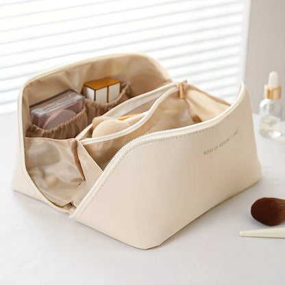 Organizador de Maquillaje para Mujeres - Estuche de Cosméticos de Lujo con Diseño Elegante para Viajes y Uso Diario