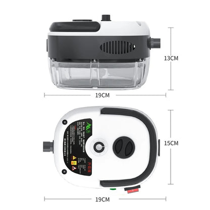 Limpiador de Vapor de Alta Temperatura - Esterilizador a Presión para Cocina, Automóviles y Hogar | 2500W, 900ml