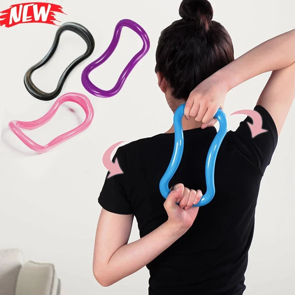 Anillo de Yoga para Ejercicio - Accesorio Deportivo para Práctica en Casa, Círculo de Yoga y Pilates, Anillo Mágico de Fitness para Culturismo
