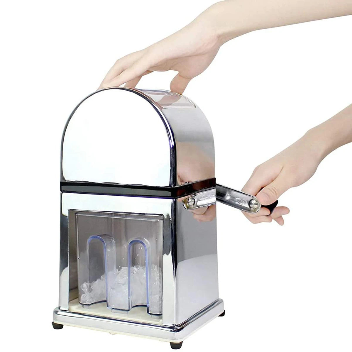 Máquina de Hielo Raspadora Portátil para el Hogar, Trituradora de Hielo Manual, Herramienta de Cocina para Bloques de Hielo