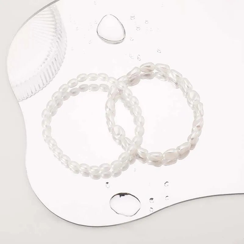 Collar Choker Vintage de Perlas Imitación Blancas para Mujeres - Elegante Cadena Corto Doble Capa de Joyería de Boda