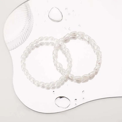 Collar Choker Vintage de Perlas Imitación Blancas para Mujeres - Elegante Cadena Corto Doble Capa de Joyería de Boda