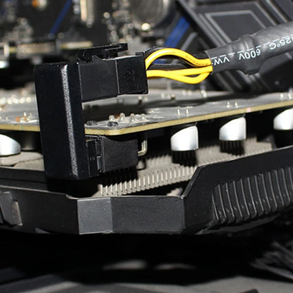 Nuevo Adaptador de Potencia ATX 8 Pin 6 Pin a 90/180 Grados Conector de Cable de Suministro de Energía para Placa Madre y GPU DIY